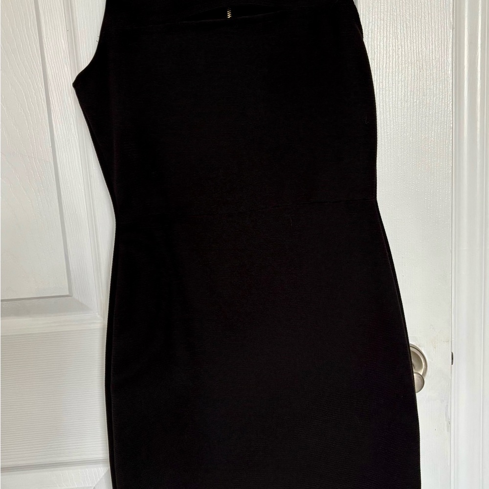 Guess Black Cut Out Mini Dress